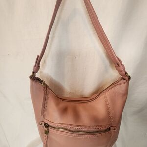 THE SAK LOS FELIZ WOMAN GENUINE LEATHER PINK COLOR SHOULDER BAG PURSE MINT